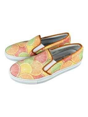 Del Toro x Moda Operandi Citrus Print Slip On Sneakers Women's 5 Italy